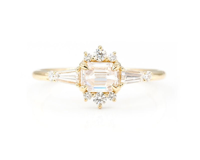 Everett Fine Jewelry Flora Inverted Diamond Ring