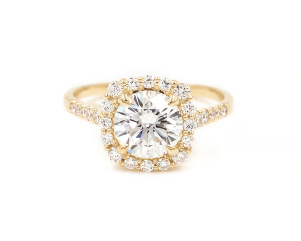 Everett Fine Jewelry 1.20 Carat White Diamond Halo Engagement Ring