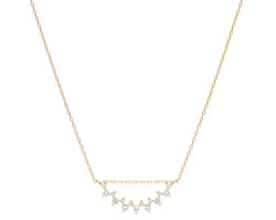 Everett Fine Jewelry Celine Staggered Diamond Pendant