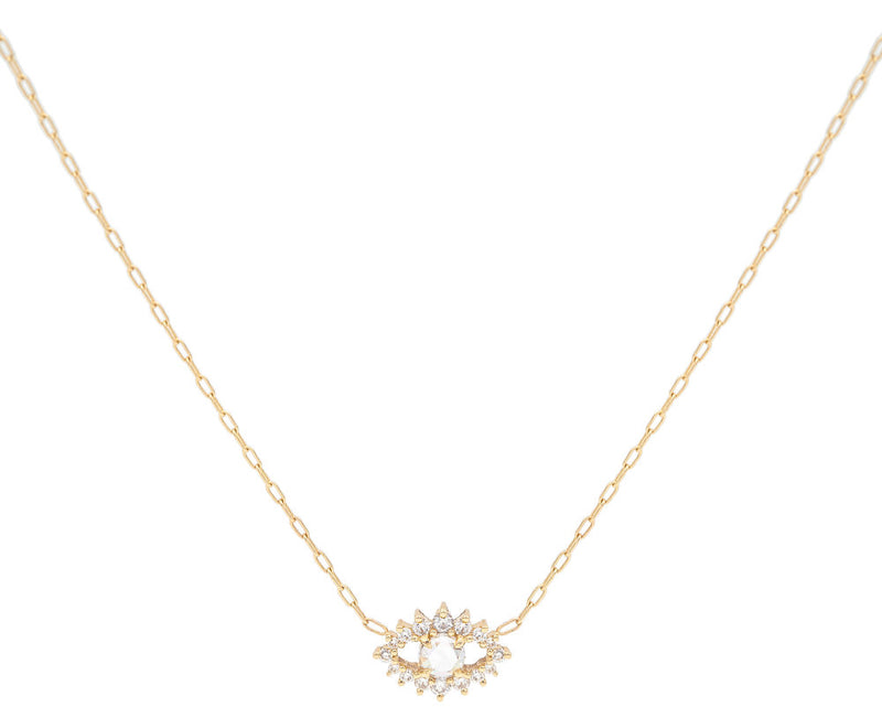 Everett Fine Jewelry Sullivan Rose Cut Diamond Necklace