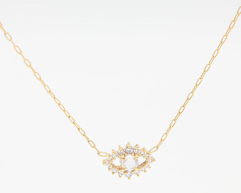 Everett Fine Jewelry Sullivan Rose Cut Necklace