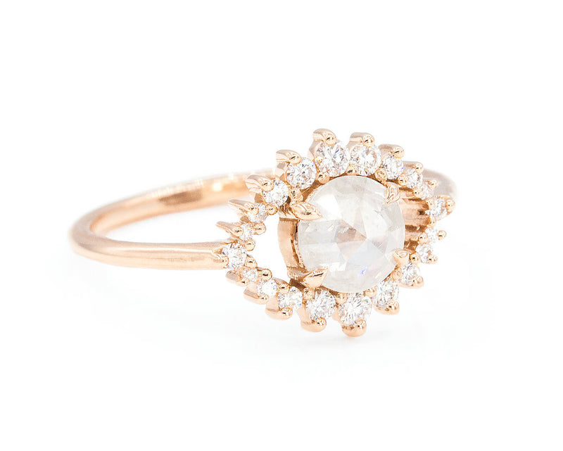 3.44ct translucent light grey diamond ring – Yasuko Azuma Jewelry