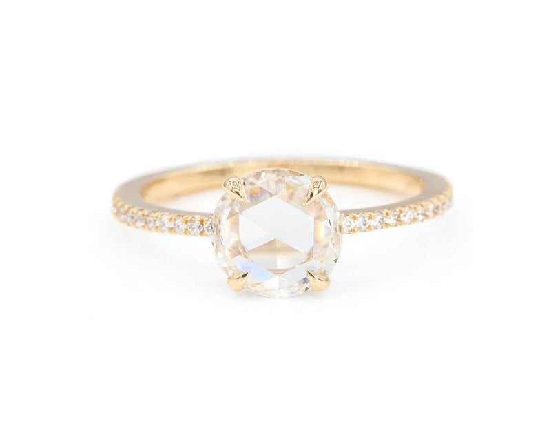 Everett Fine Jewelry 1-Carat Round Rose Cut Taylor Ring