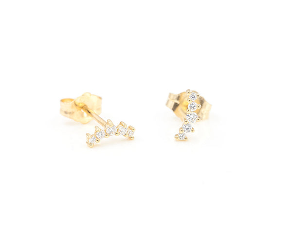 Everett Fine Jewelry Henley Tiny Diamond Studs