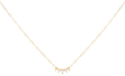 Everett Fine Jewelry Kaya Tiny Diamond Charm Necklace