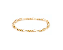 Everett Fine Jewelry Figaro Chain Ring
