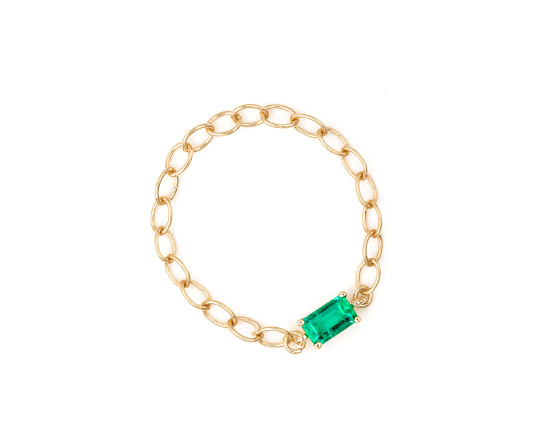 Lucy Emerald Ring