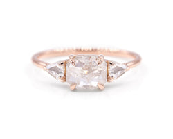 Everett Fine Jewelry 1.79-Carat Rustic Grey Diamond Ring