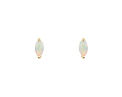 Opal Marquise Studs