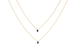 Everett Fine Jewelry Eclipse Sapphire Necklace
