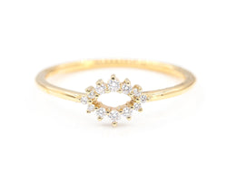 Everett Fine Jewelry Cera Tiny Diamond Ring